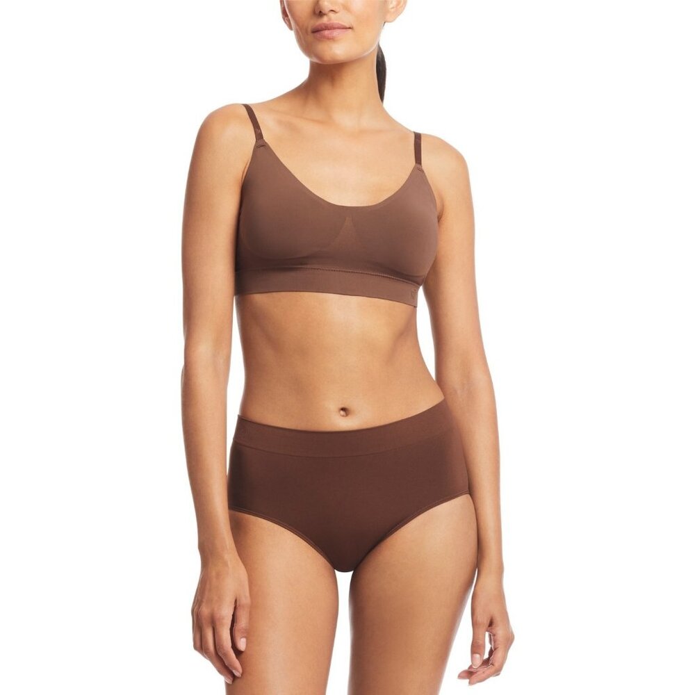 Lauren Ralph Lauren High-Rise Brief Underwear 4L0012 Brown Size XL - Picture 3 of 5